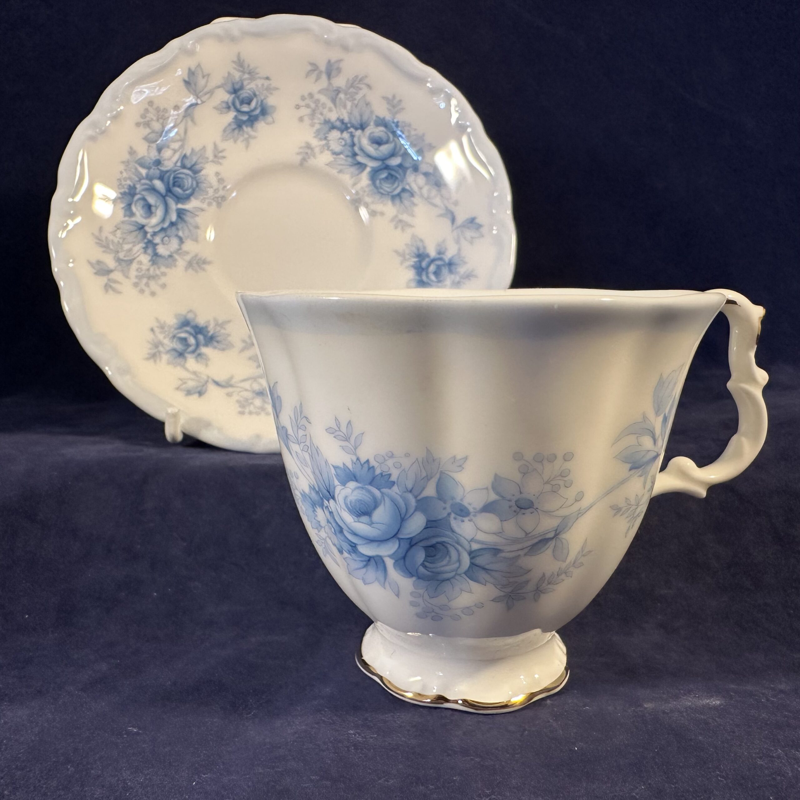 Royal Albert 'Tiffany' dameskop en schotel, Ø kopje 7,7 cm, hoog 6,5 cm - Afbeelding 5