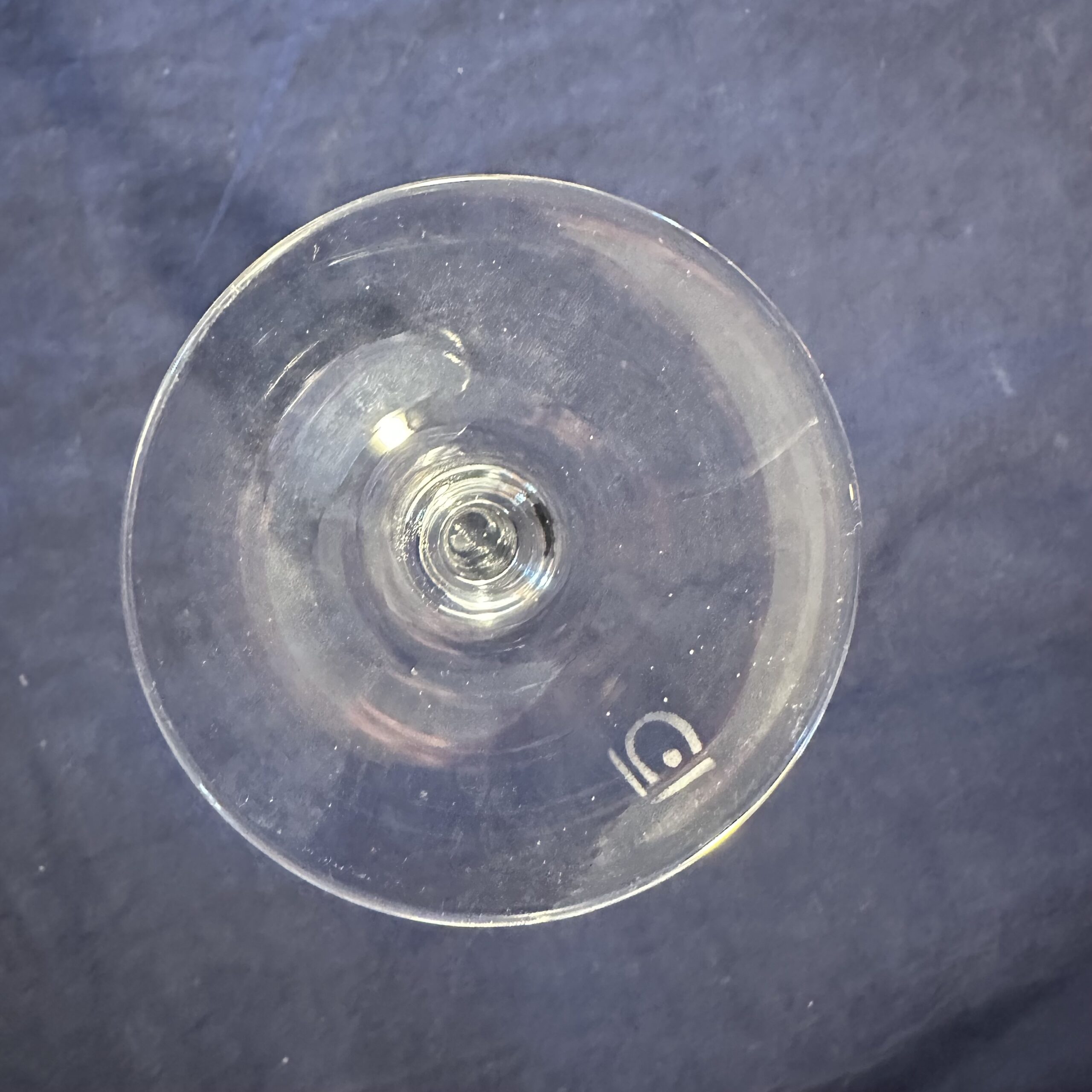 Andries Copier Leerdam 'Romanda' kristallen port/sherryglas hoog 17 cm Ø 7 cm - Afbeelding 3