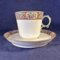 Limoges Haviland koffiekop en schotel Ø 6,6 cm, hoog 6 cm.