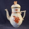 Herend Apponyi marron/orange koffiekannetje nr. 613, hoog 17 cm