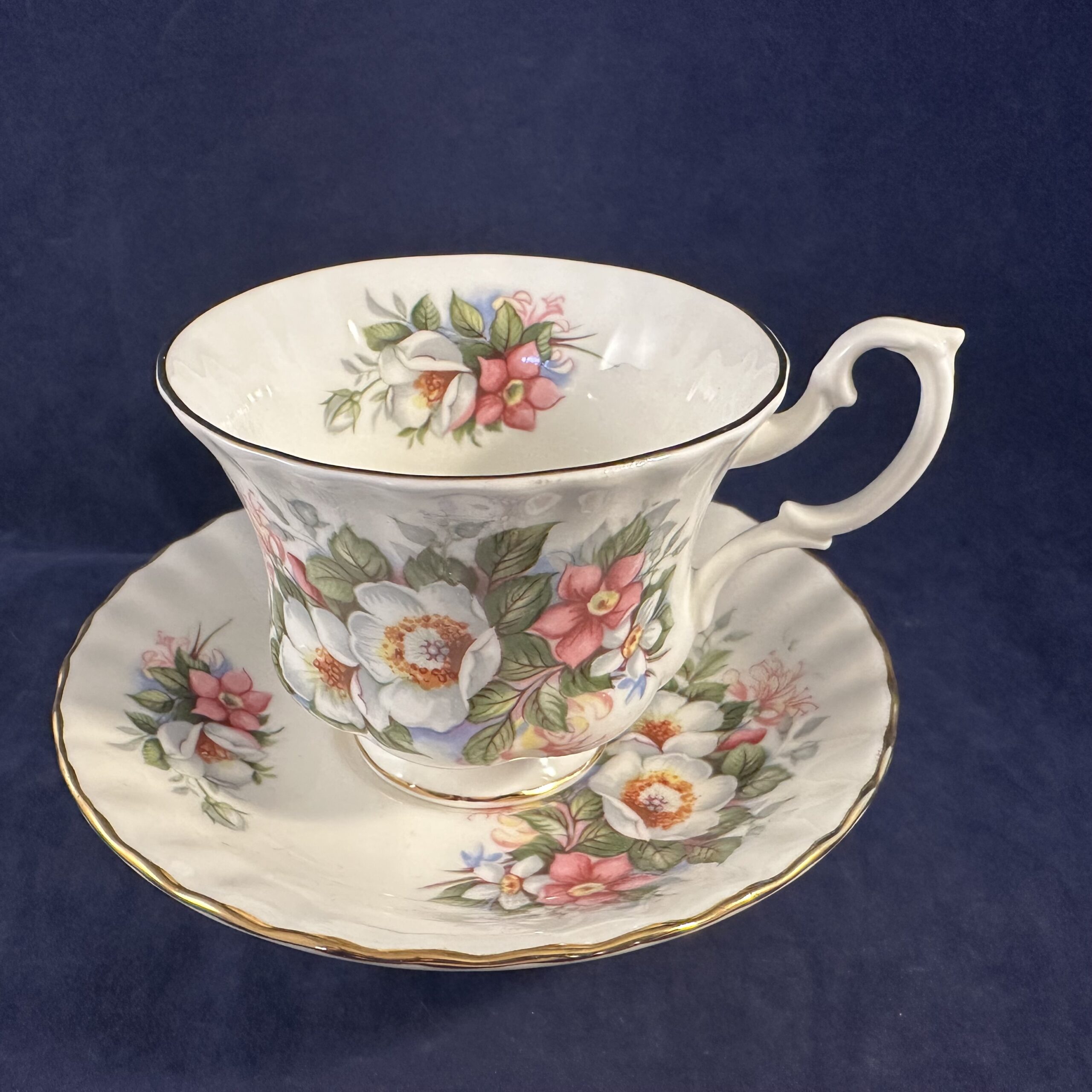 Royal Albert 'Summertime series' 'Woodborough' herenkop en schotel Ø 7,3 cm hoog 7,5 cm - Afbeelding 2