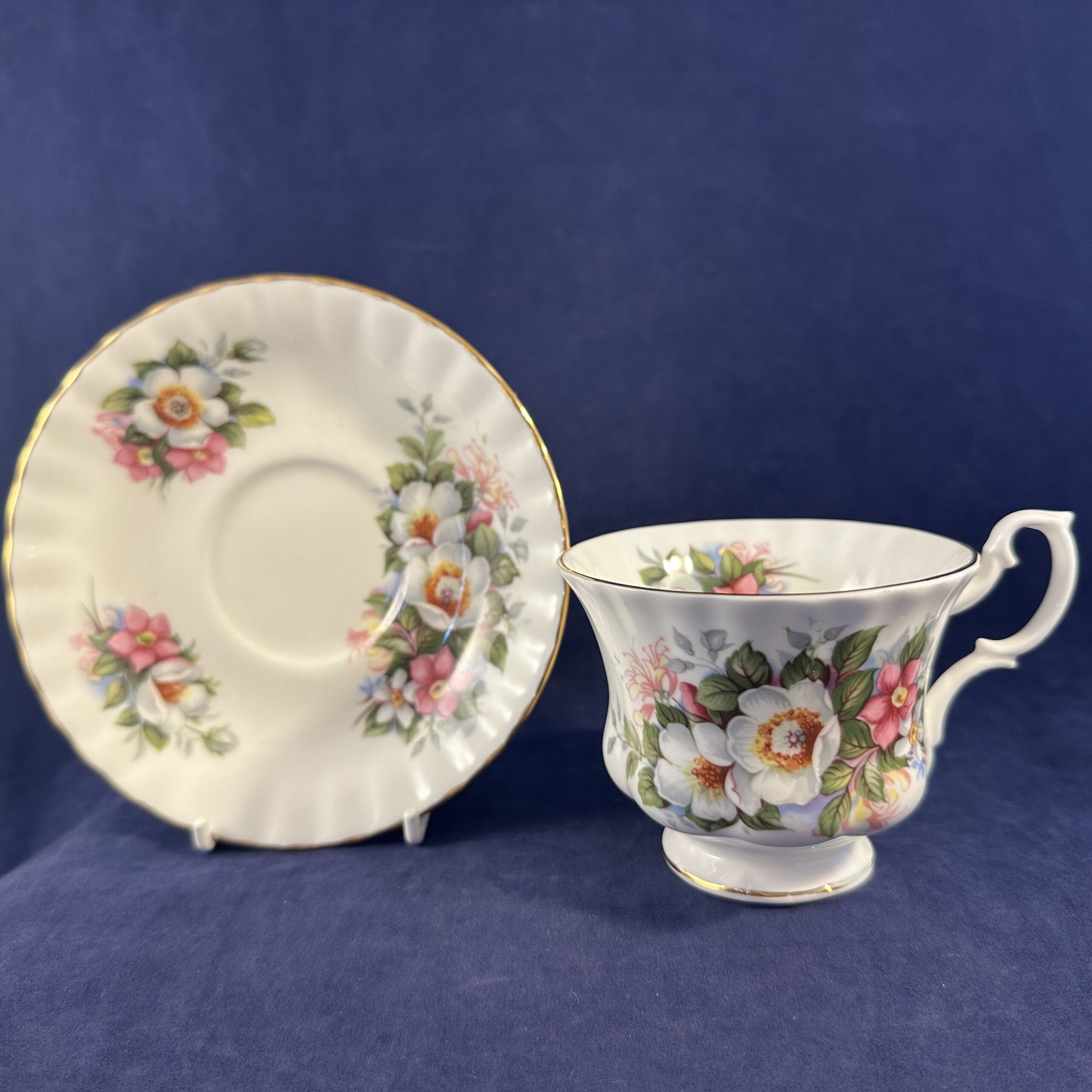 Royal Albert 'Summertime series' 'Woodborough' herenkop en schotel Ø 7,3 cm hoog 7,5 cm - Afbeelding 4