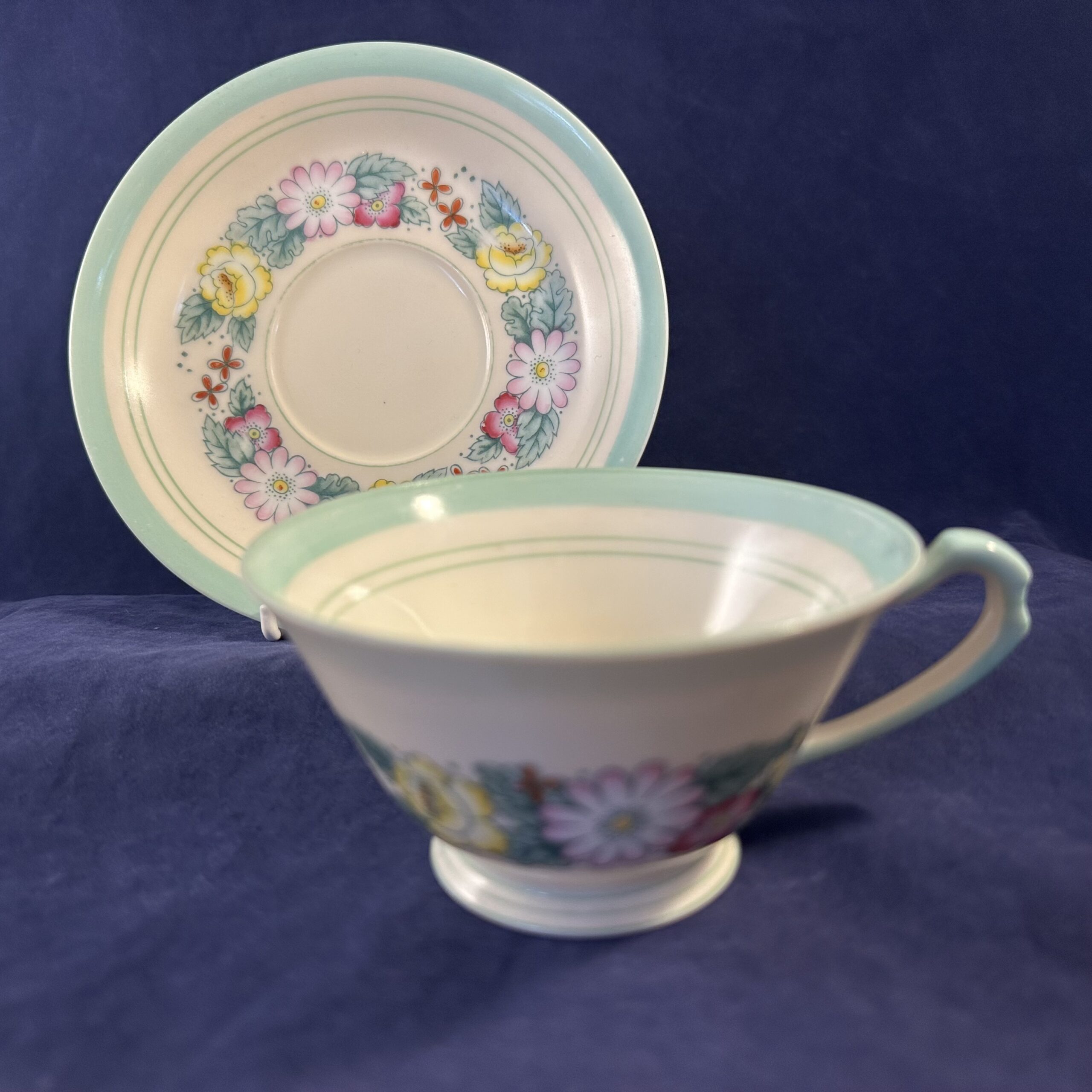Noritake theekop en schotel Ø 10,3 cm. hoog 5,6 cm. - Afbeelding 4