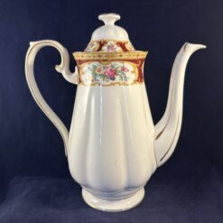 Royal Albert 'Lady Hamilton' koffiepot hoog 24 cm inhoud 1200 cc.