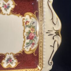 Royal Albert 'Lady Hamilton' cakeschaal/ sandwichschaal 30 x 17 cm - Afbeelding 2