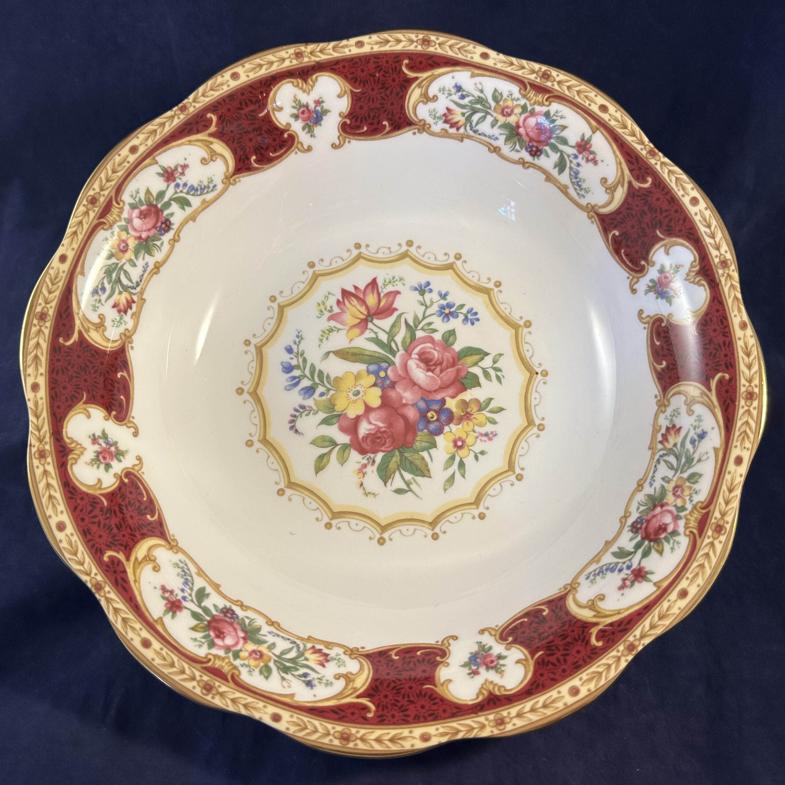Royal Albert 'Lady Hamilton' slaschaal Ø 24 cm hoog 5,5 cm - Afbeelding 3