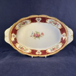 Royal Albert 'Lady Hamilton' zuurschaal/ vleeswarenschaal Ø 26 x 16 cm.