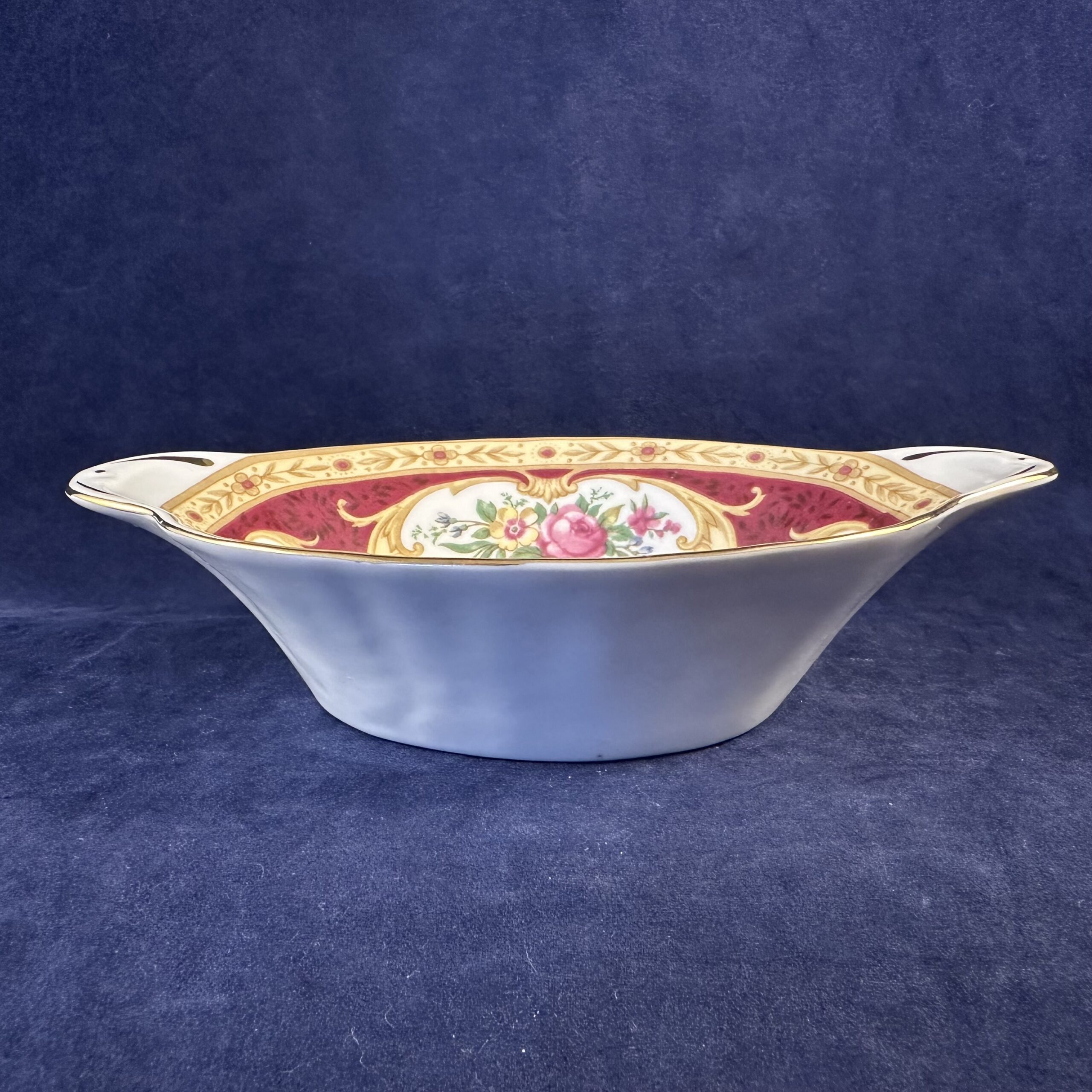 Royal Albert 'Lady Hamilton' bonbonschaaltje met oortjes Ø 14,5 x 9,5 cm - Afbeelding 2