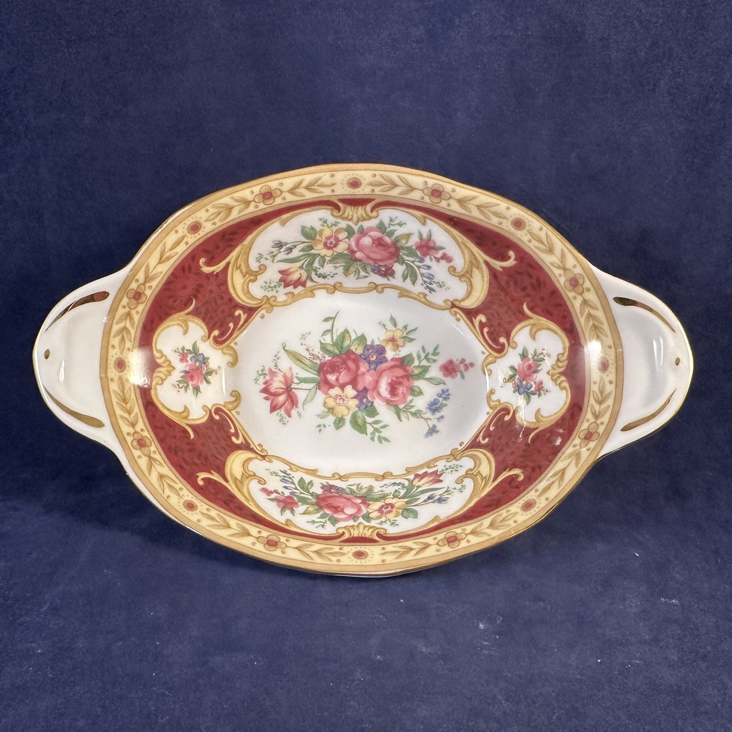 Royal Albert 'Lady Hamilton' bonbonschaaltje met oortjes Ø 14,5 x 9,5 cm - Afbeelding 3