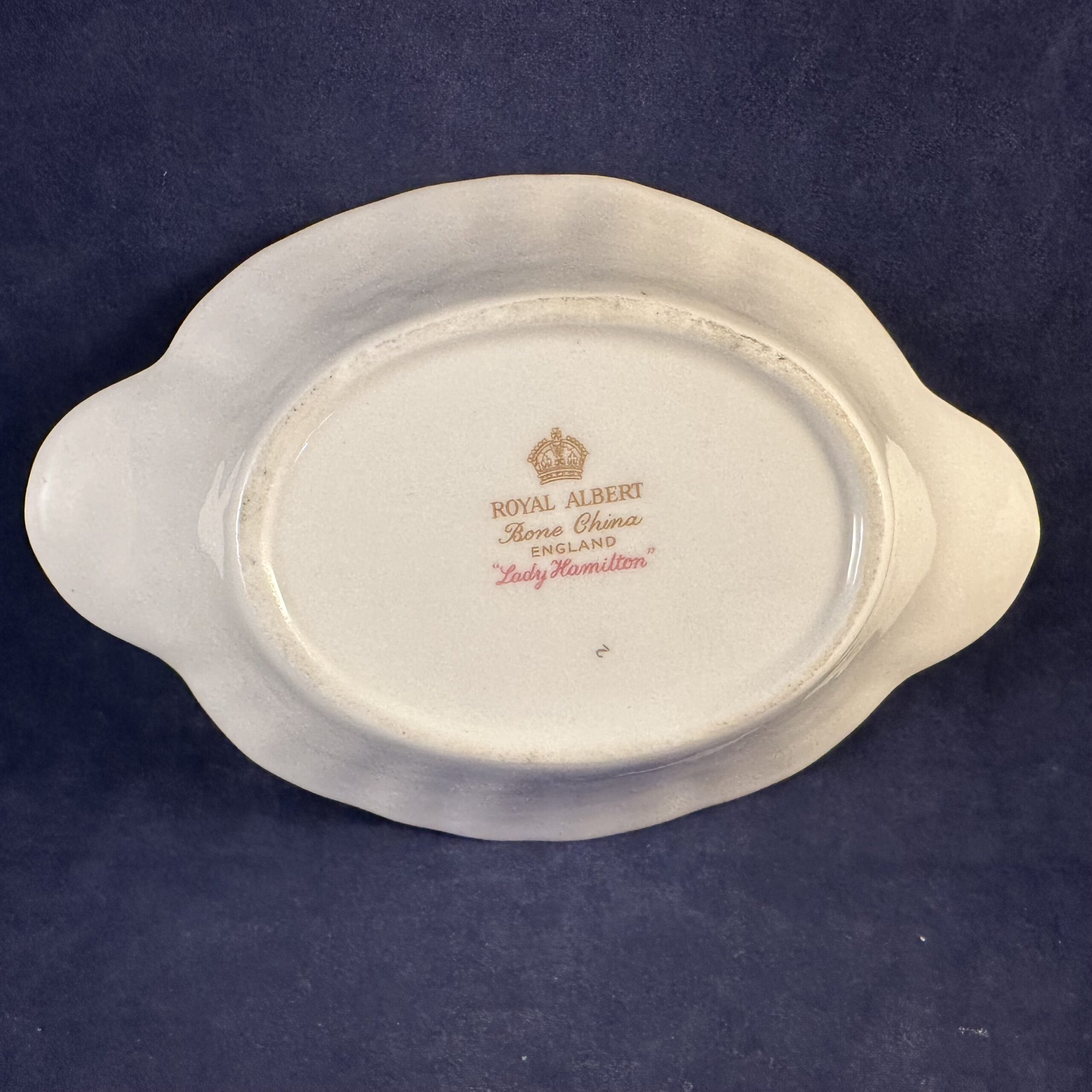 Royal Albert 'Lady Hamilton' bonbonschaaltje met oortjes Ø 14,5 x 9,5 cm - Afbeelding 5