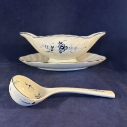 Villeroy & Boch Vieux Luxembourg sauskom met vaste schotel en sauslepel Ø kom 10 x 20 cm, hoog 8,5 cm