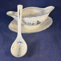 Villeroy & Boch Vieux Luxembourg sauskom met vaste schotel en sauslepel Ø kom 10 x 20 cm, hoog 8,5 cm - Afbeelding 5