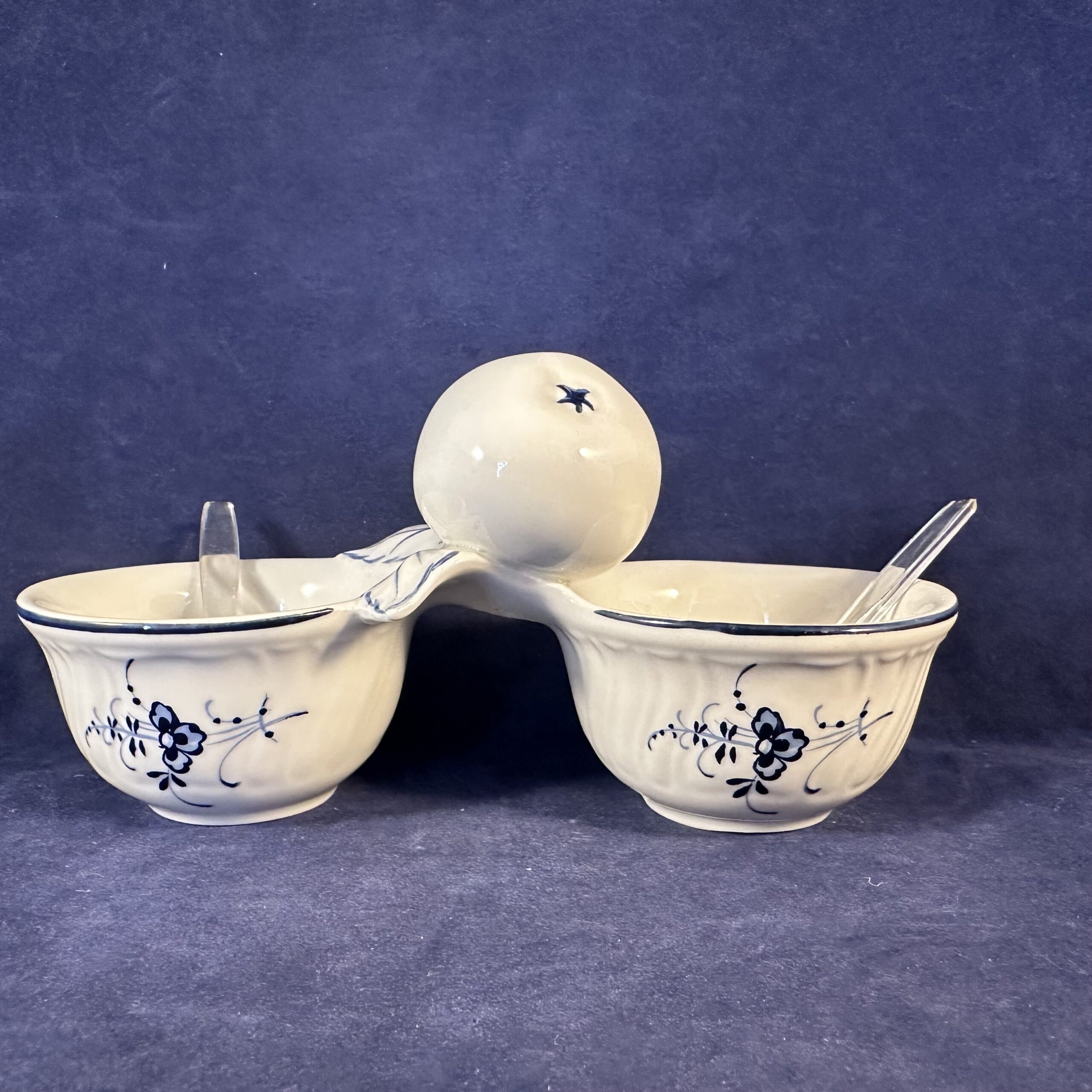 Villeroy & Boch Vieux Luxembourg peper en zout bakje Ø 6 x 14 cm, hoog 7 cm