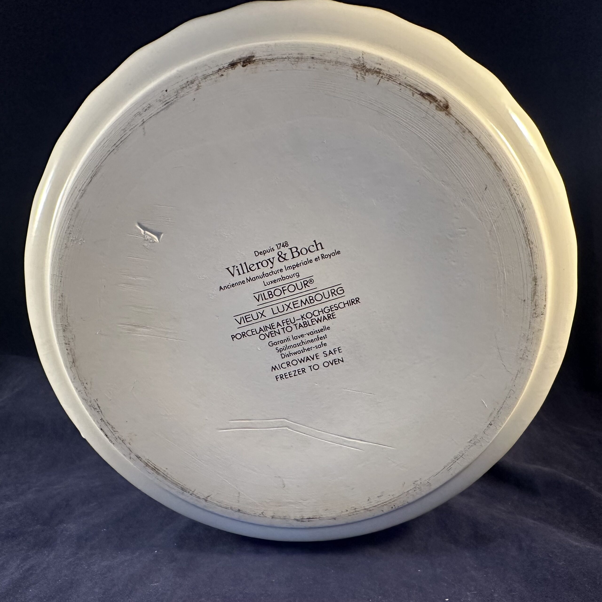Villeroy & Boch Vieux Luxembourg ronde ovenschaal Ø 22 cm, diep 9,5 cm - Afbeelding 2