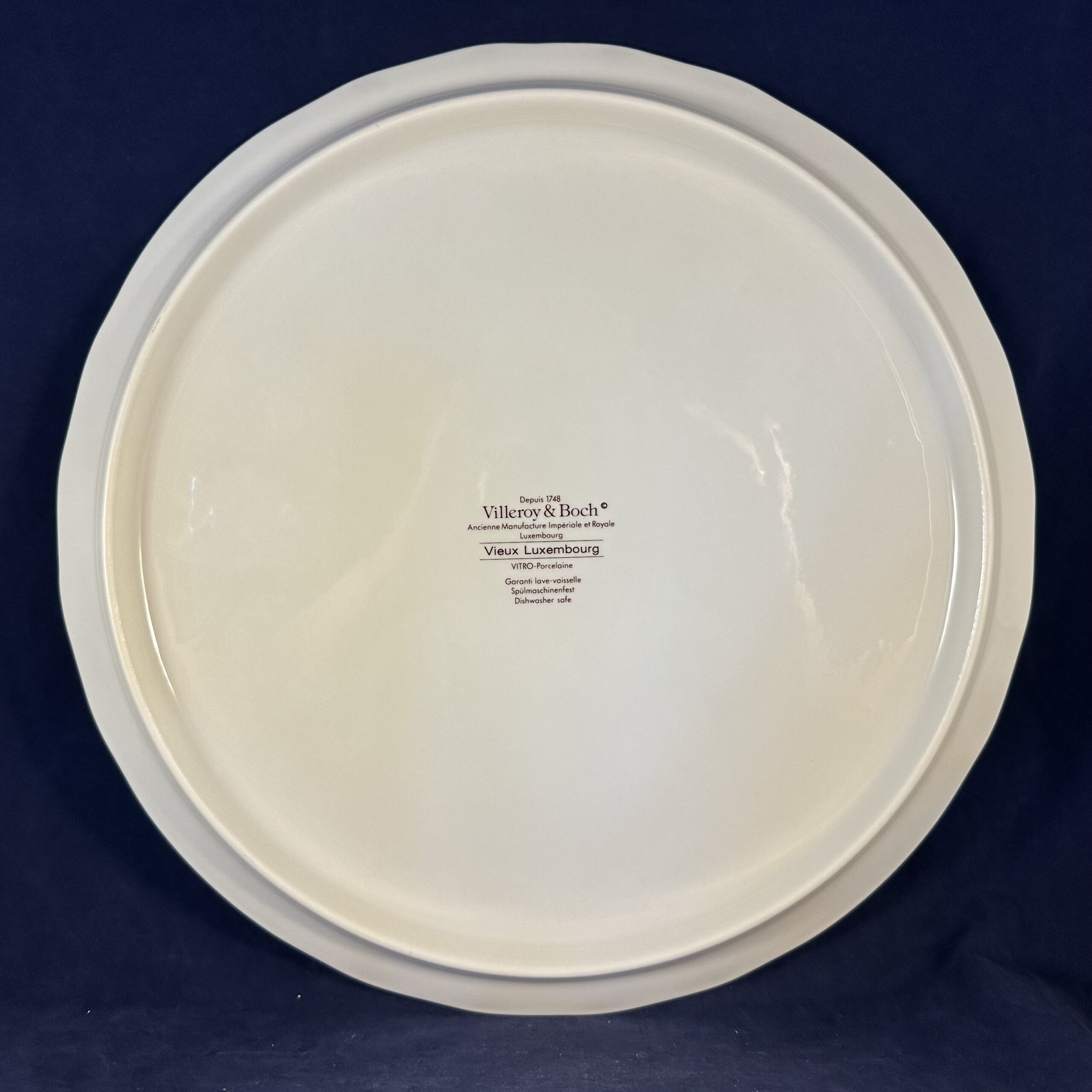 Villeroy & Boch Vieux Luxembourg grote vlakke taartschaal Ø 30 cm - Afbeelding 3