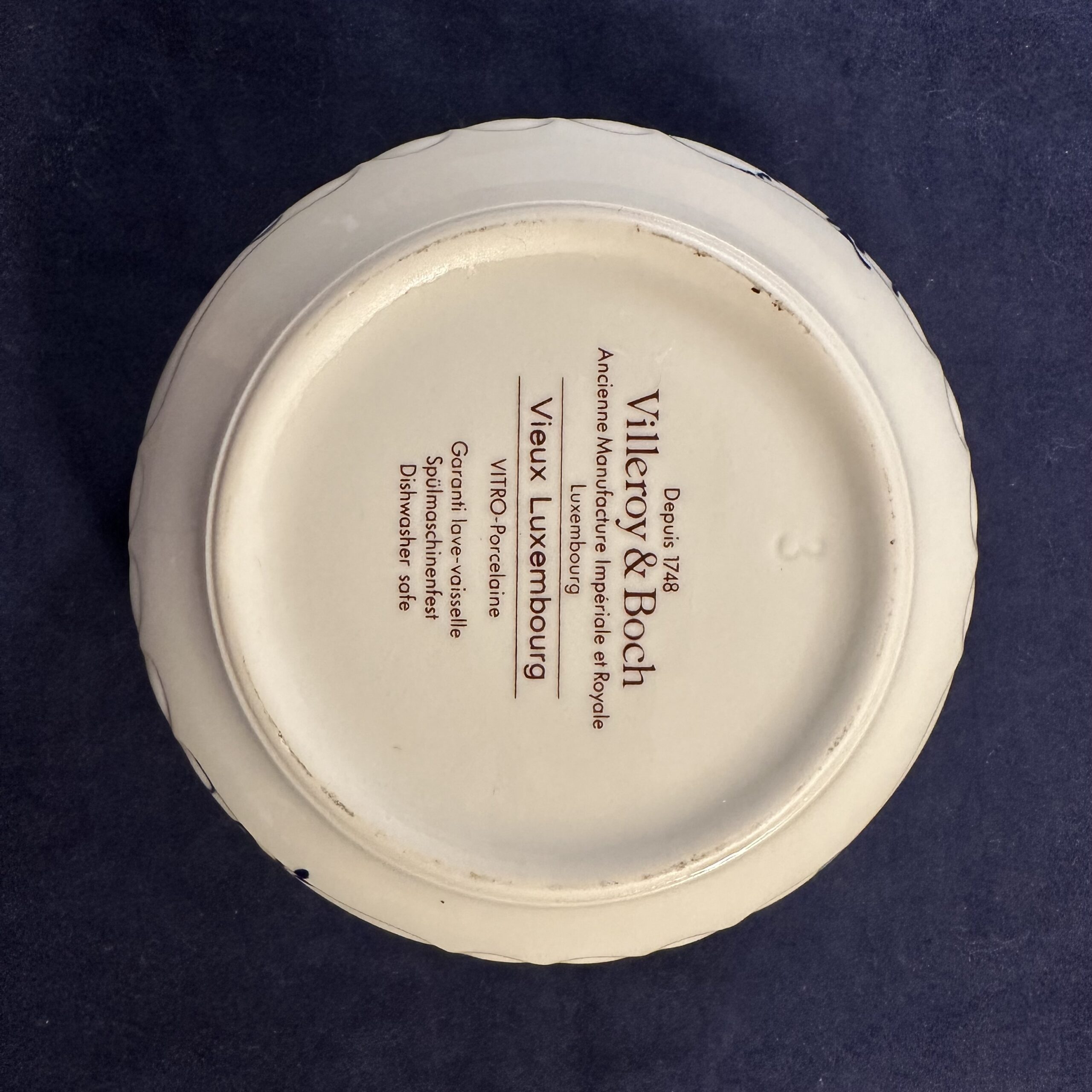 Villeroy & Boch Vieux Luxembourg dekseldoosje, Ø 10 cm, hoog 6,5 cm - Afbeelding 5