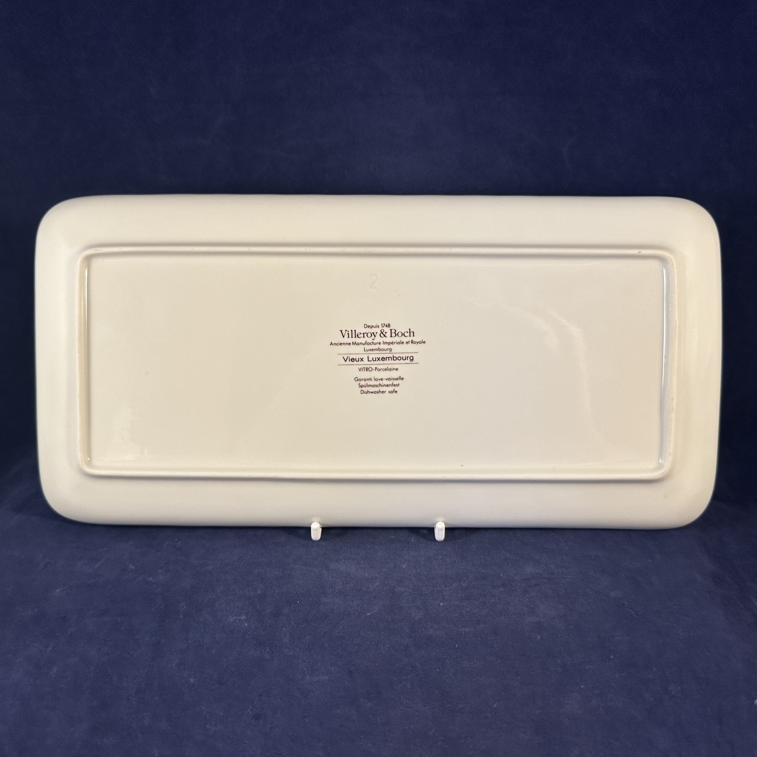 Villeroy & Boch Vieux Luxembourg cakeschaal 28 x 13,7 cm - Afbeelding 3