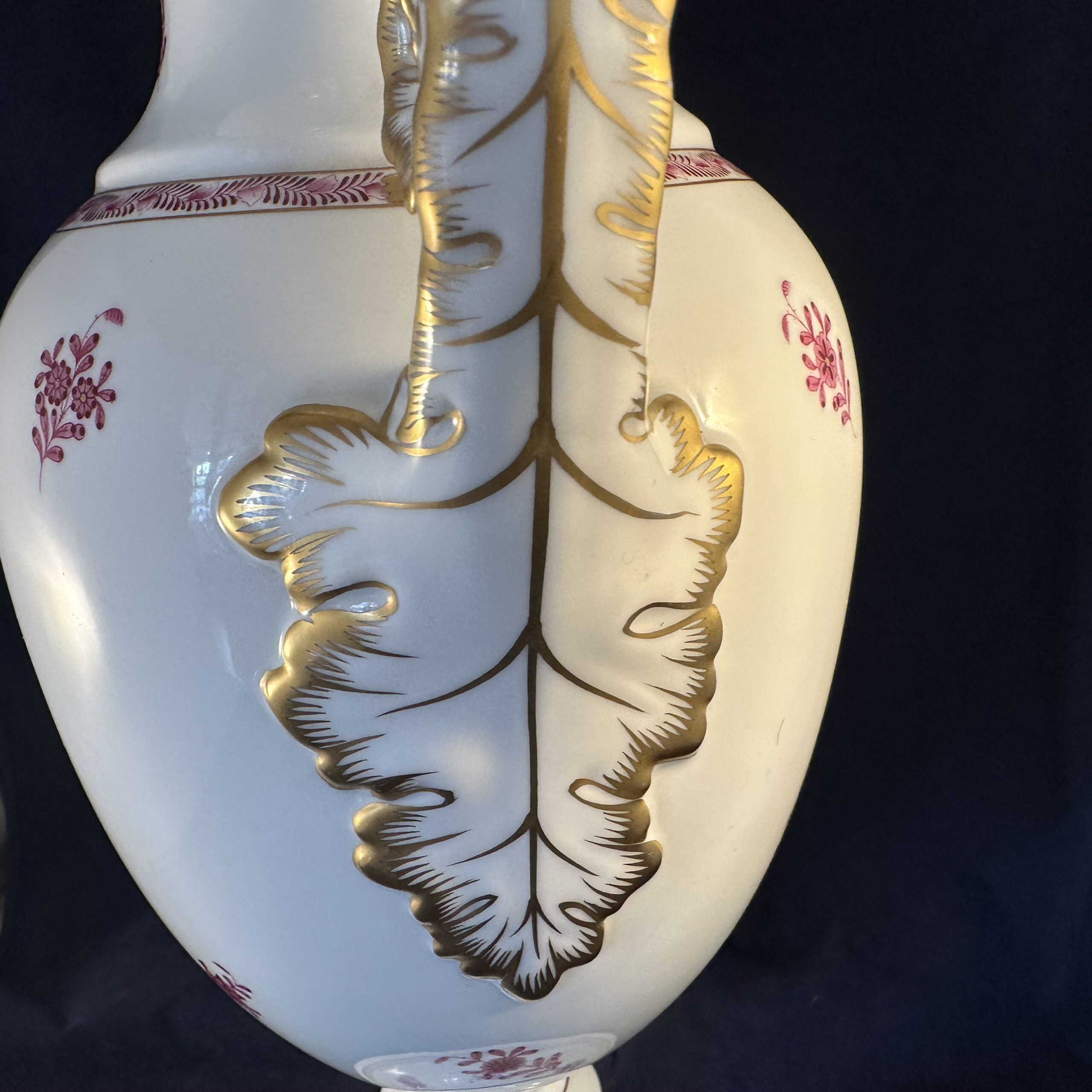 Herend Apponyi roze grote dekselpot hoog 51 cm nr. 6430 - Afbeelding 4