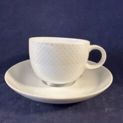 Rosenthal koffiekop en schotel hoog 5 cm Ø 6,5 cm