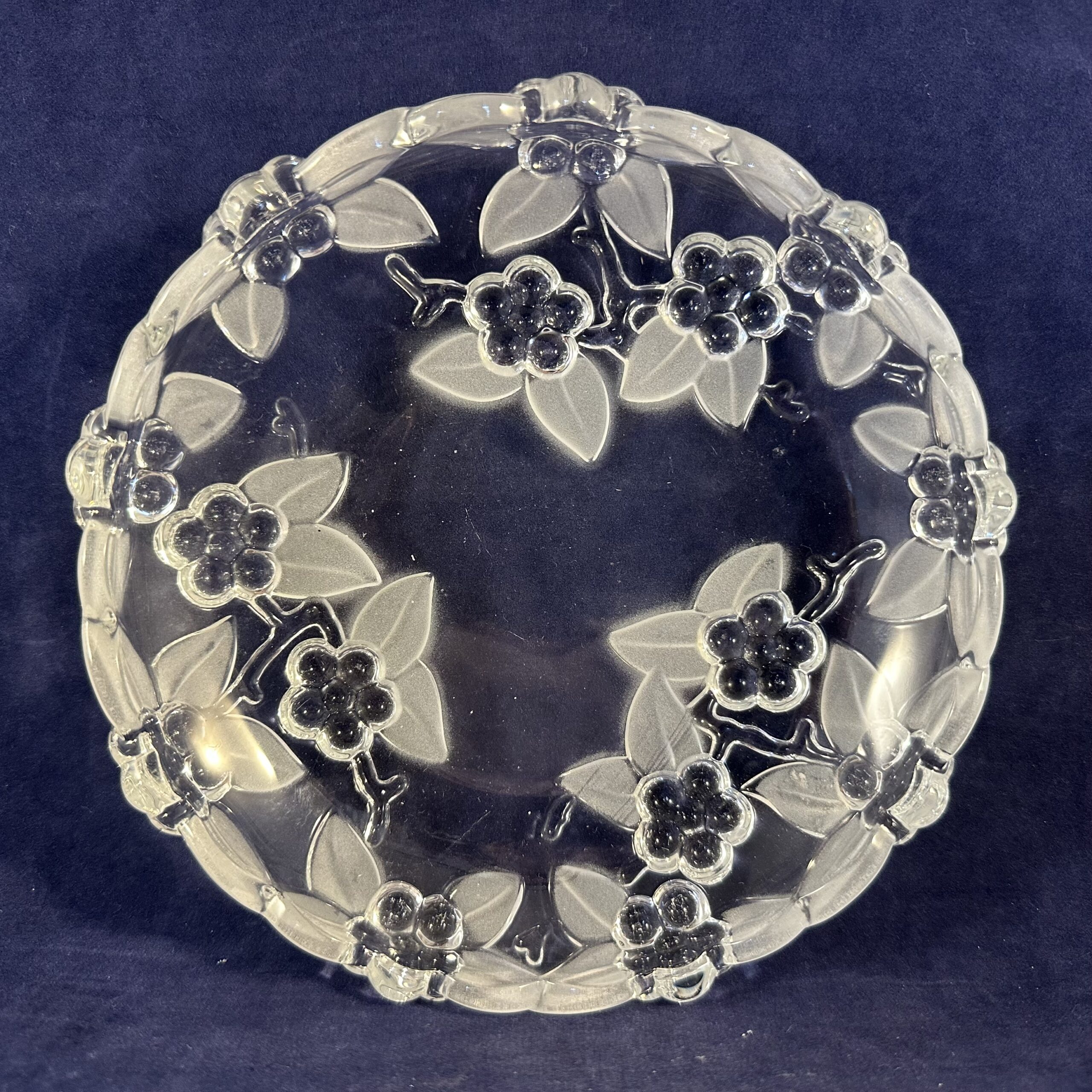 Walther glas schaaltje Ø 16 cm, diep 3 cm.