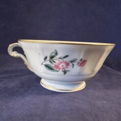 Limoges Bernardaud 'Les deux roses' theekop zonder schotel Ø kopje 10 cm, hoogte 4,8 cm. - Afbeelding 3
