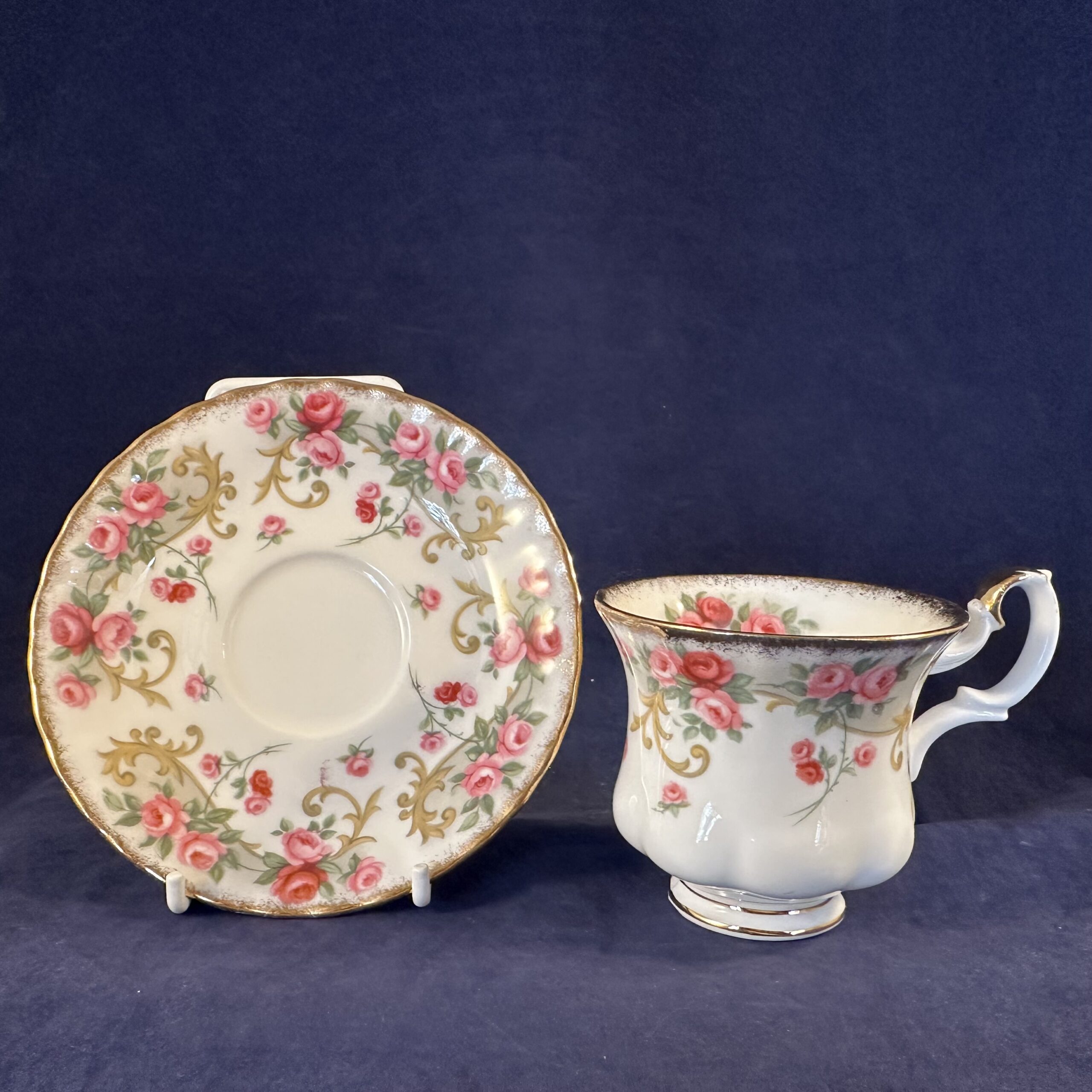 Royal Albert 'Sheraton series' 'Rosemary' dameskop en schotel Ø kop 7,5 cm hoog 7,4 cm - Afbeelding 4
