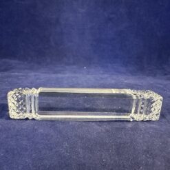 Set van 12 geslepen kristallen messenleggers lang 8,3 cm. - Afbeelding 2
