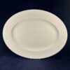 Wedgwood 'Galaxie White' ovale vleesschaal / presenteer schaal 38,8 x 29,7 cm