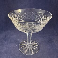 Set van 6 geslepen kristallen coupes, hoog 12 cm, Ø 10,3 cm - Afbeelding 2