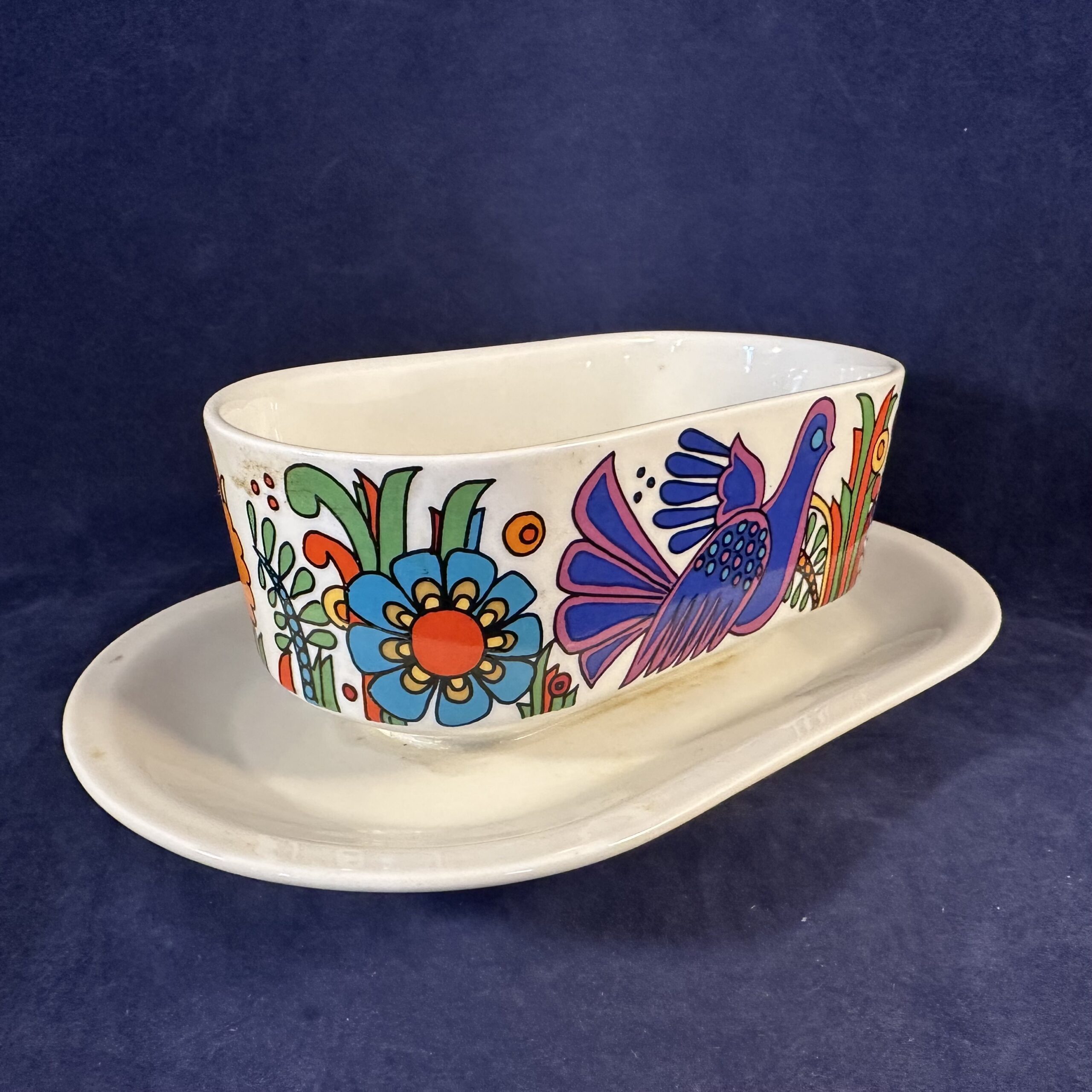 Villeroy & Boch 'Acapulco' sauskom met vaste schotel, 7,5 x 15 cm kommaat - Afbeelding 2