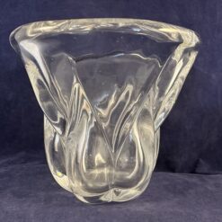 Val st Lambert prachtige kristallen vaas hoog 13,5 cm - Afbeelding 2