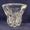 Val st Lambert prachtige kristallen vaas hoog 13,5 cm