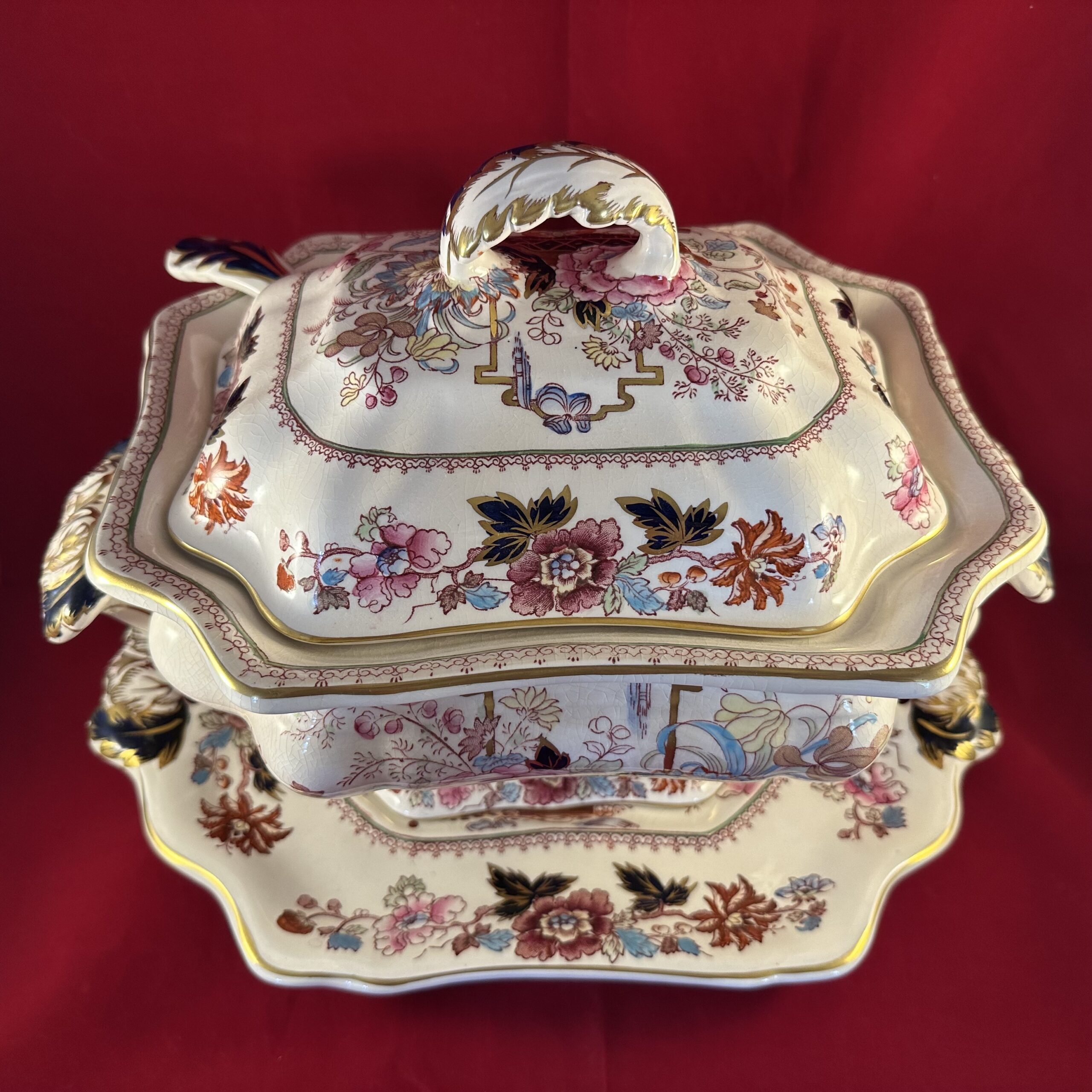 12 persoons Mason's 'Brocade' diner servies - Afbeelding 10