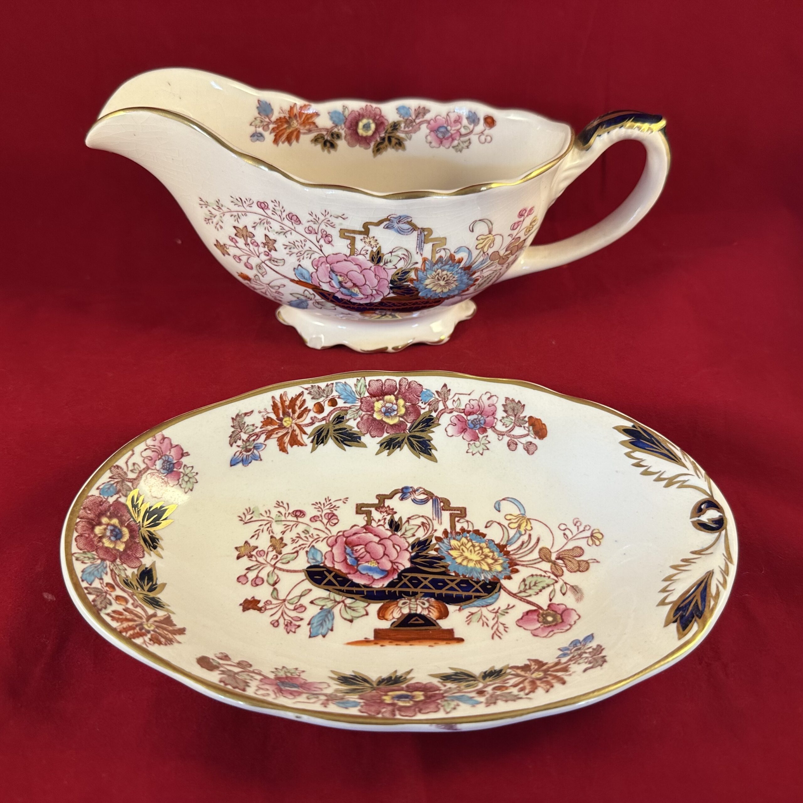 12 persoons Mason's 'Brocade' diner servies - Afbeelding 23