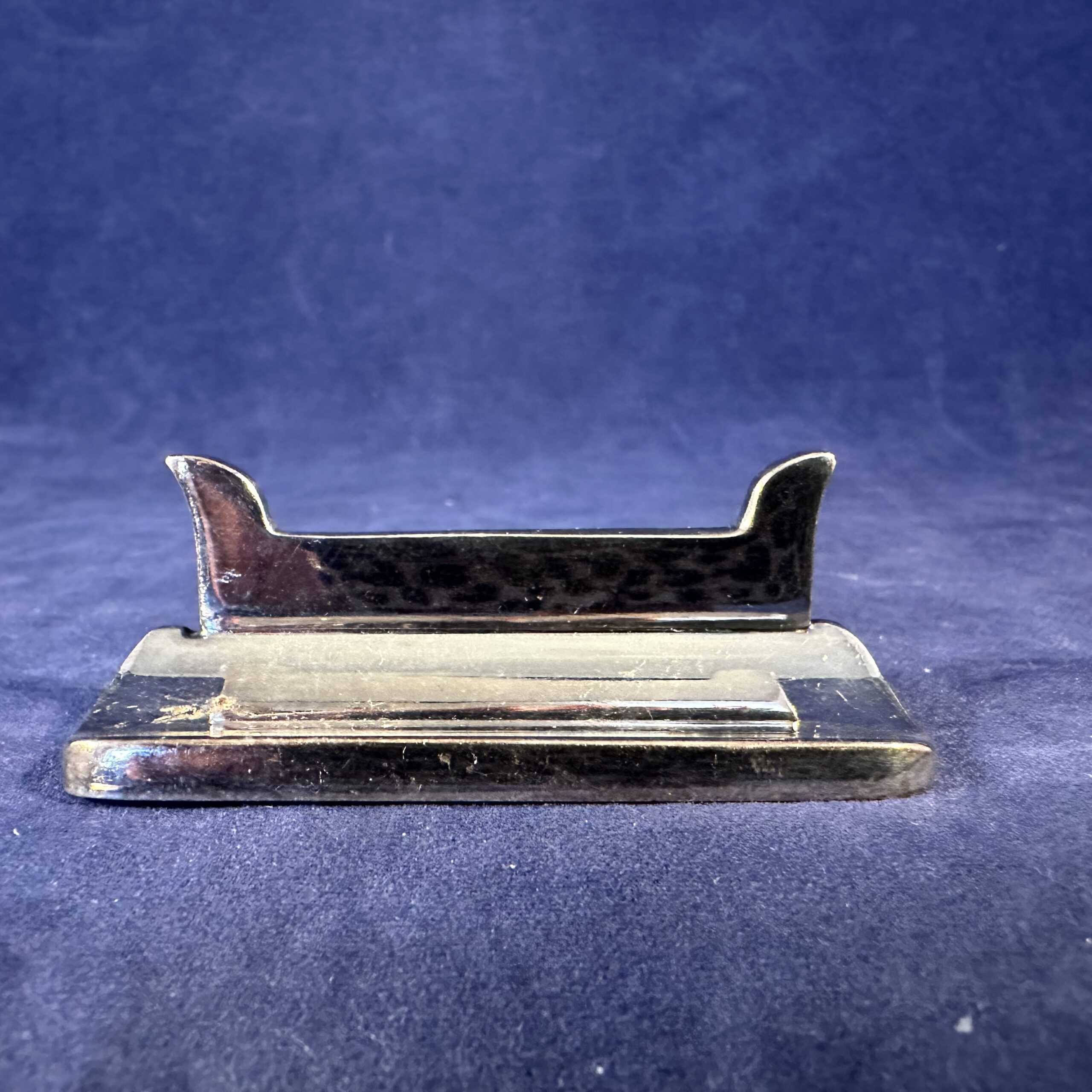 Keltum set van 12 verzilverde messenleggers 5,5 x 3,5 cm. - Afbeelding 2