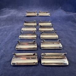 Keltum set van 12 verzilverde messenleggers 5,5 x 3,5 cm. - Afbeelding 3