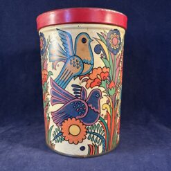 Villeroy en Boch 'Acapulco' voorraadblik Ø 10,8 cm, hoog 16,5 cm.