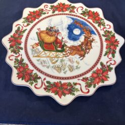 Villeroy & Boch Toy's fantasy platte kerstschaal in stervorm Ø 42 cm.