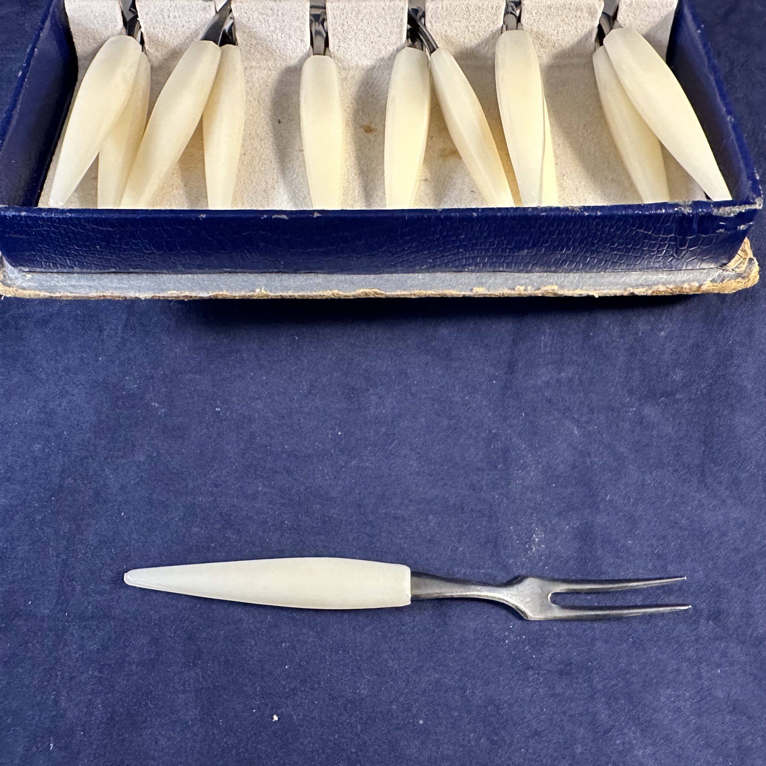 Doosje met 12 cocktailvorkjesvorkjes lang 10,5 cm. - Afbeelding 4