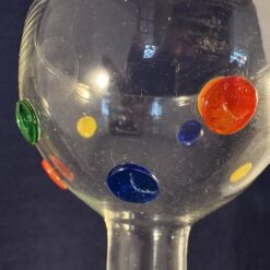 Unieke glazen vaas hoog 26 cm. Ø 10 cm. - Afbeelding 3