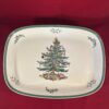 Spode 'Christmas tree' ovenschaal 35 x25,5 cm, diep 5 cm.  Made in England