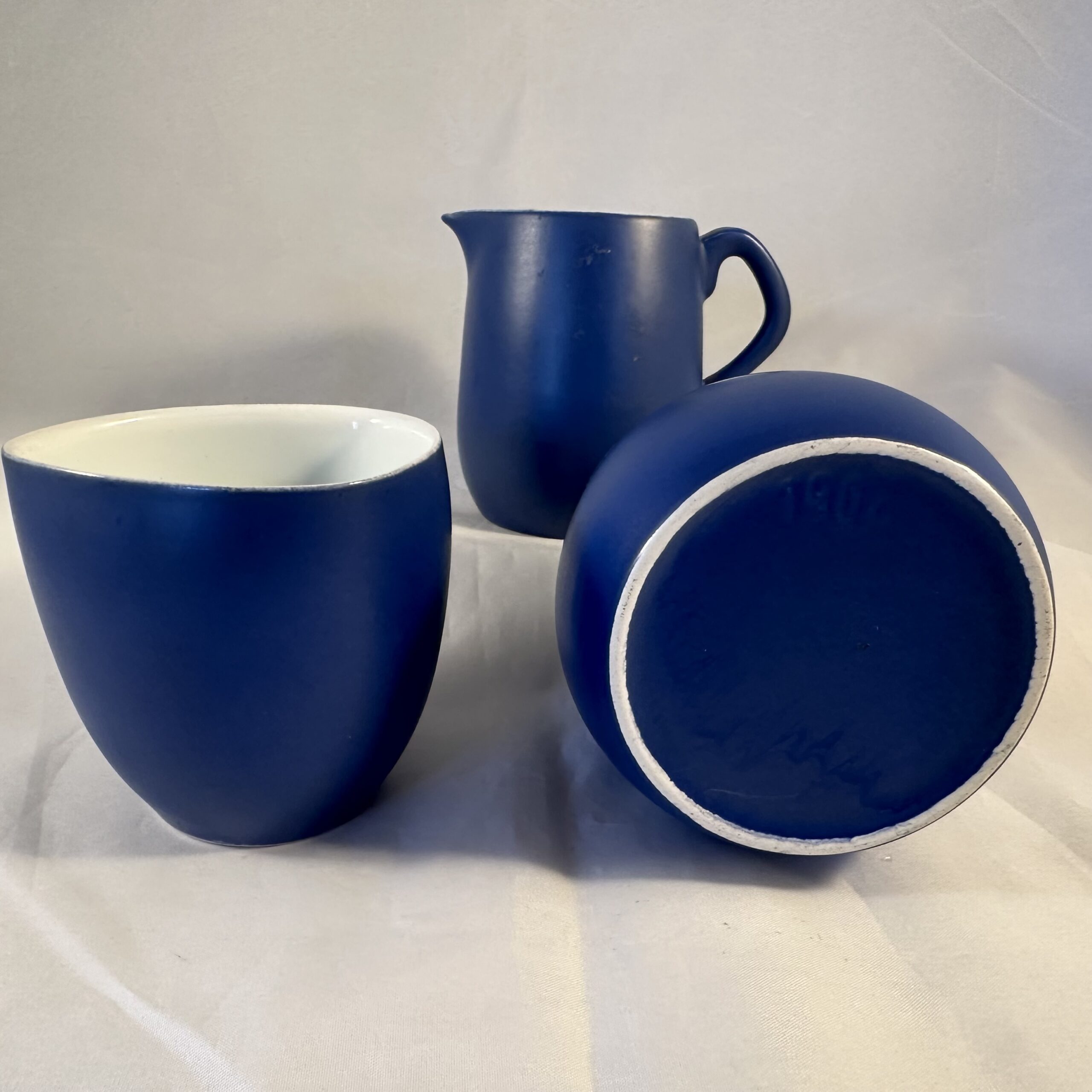 Goedewaagen 'Fiesta' Blue Sky set van 5 bekers en een kan hoog 16 cm. - Afbeelding 2