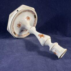 Herend Apponyi marron/ orange kandelaar 17,5 cm hoog nr 7917 - Afbeelding 3